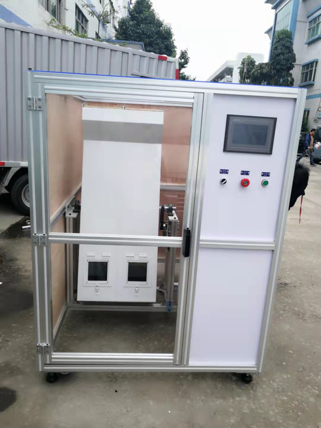 箱式手机滚筒跌落试验机FL-8636B 箱式手机滚筒跌落试验机FL-8636B